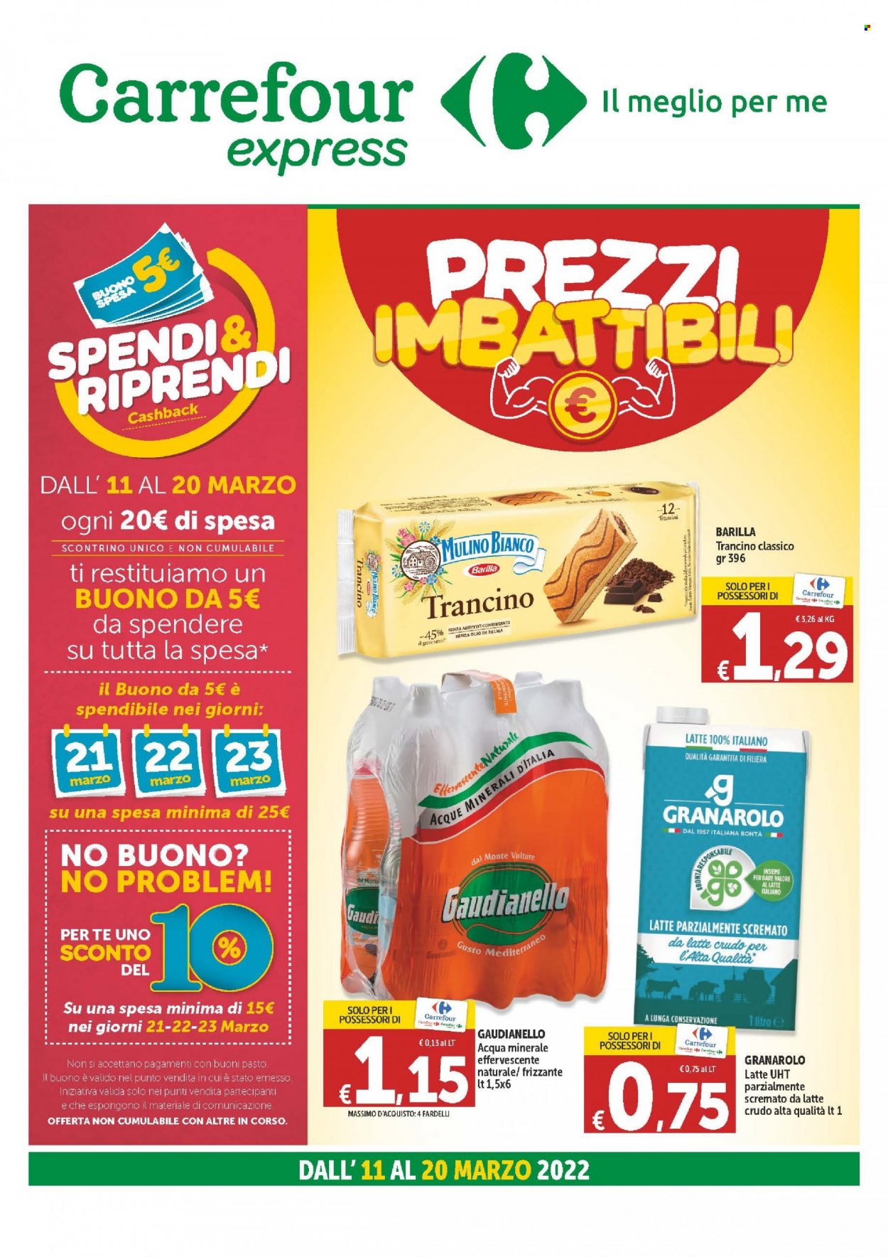 Leták Carrefour - 11.3.2022 - 20.3.2022. Strana 1