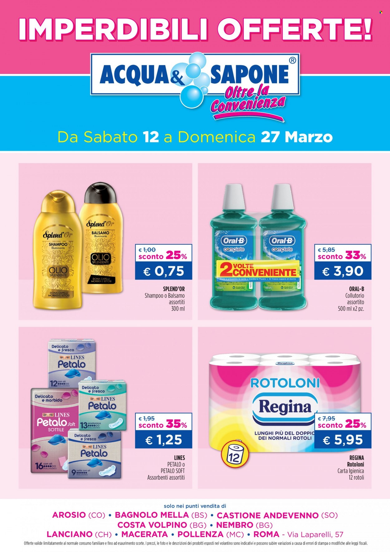 Volantino Acqua & Sapone - 12/3/2022 - 27/3/2022. Pagina 1