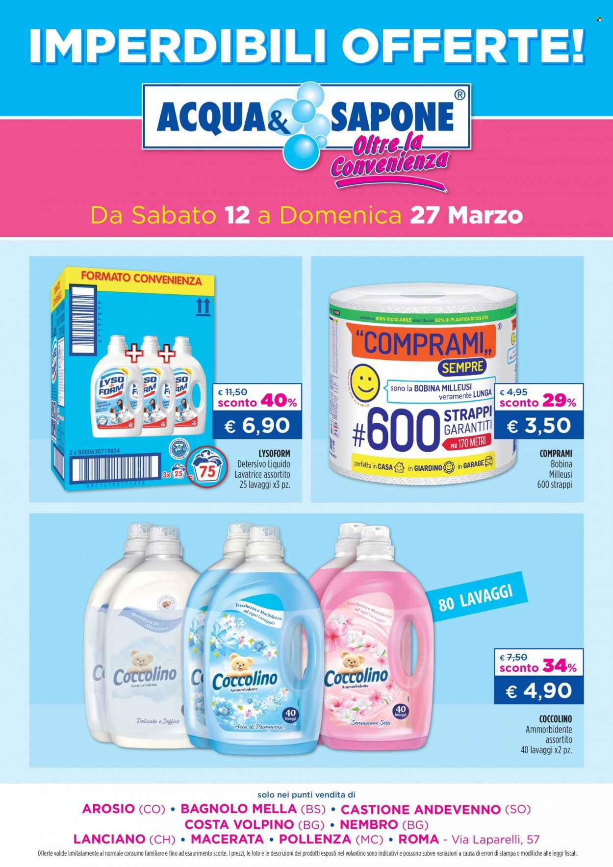 Volantino Acqua & Sapone - 12/3/2022 - 27/3/2022. Pagina 2