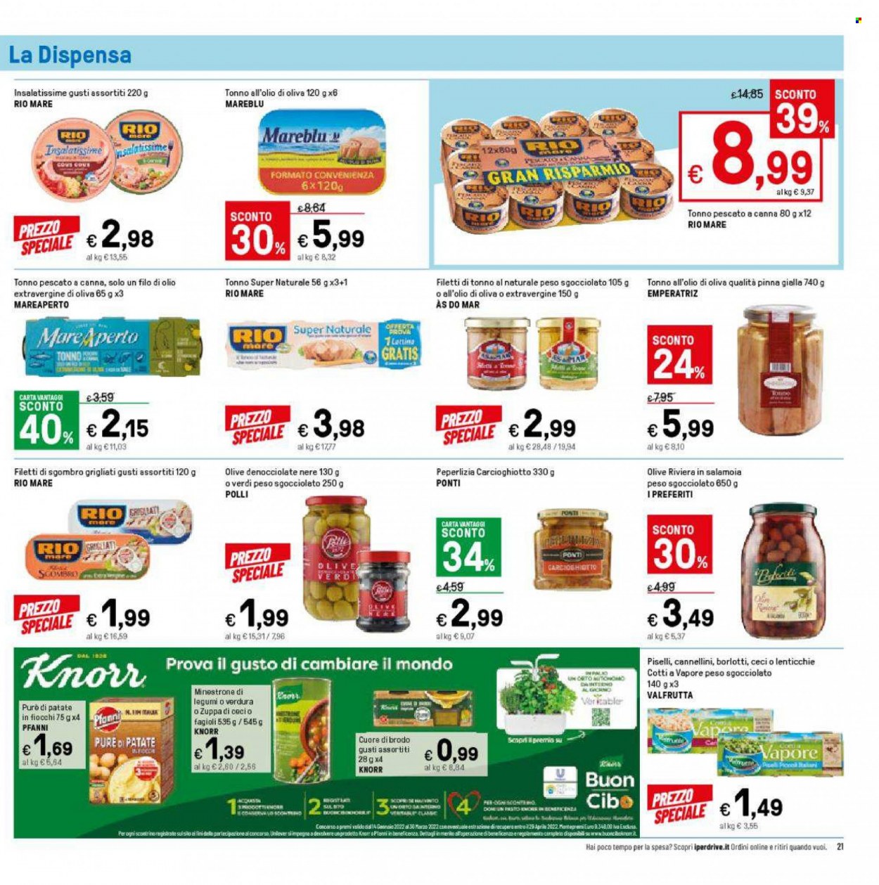 Volantino Iper, La grande i - 14/3/2022 - 27/3/2022. Pagina 21