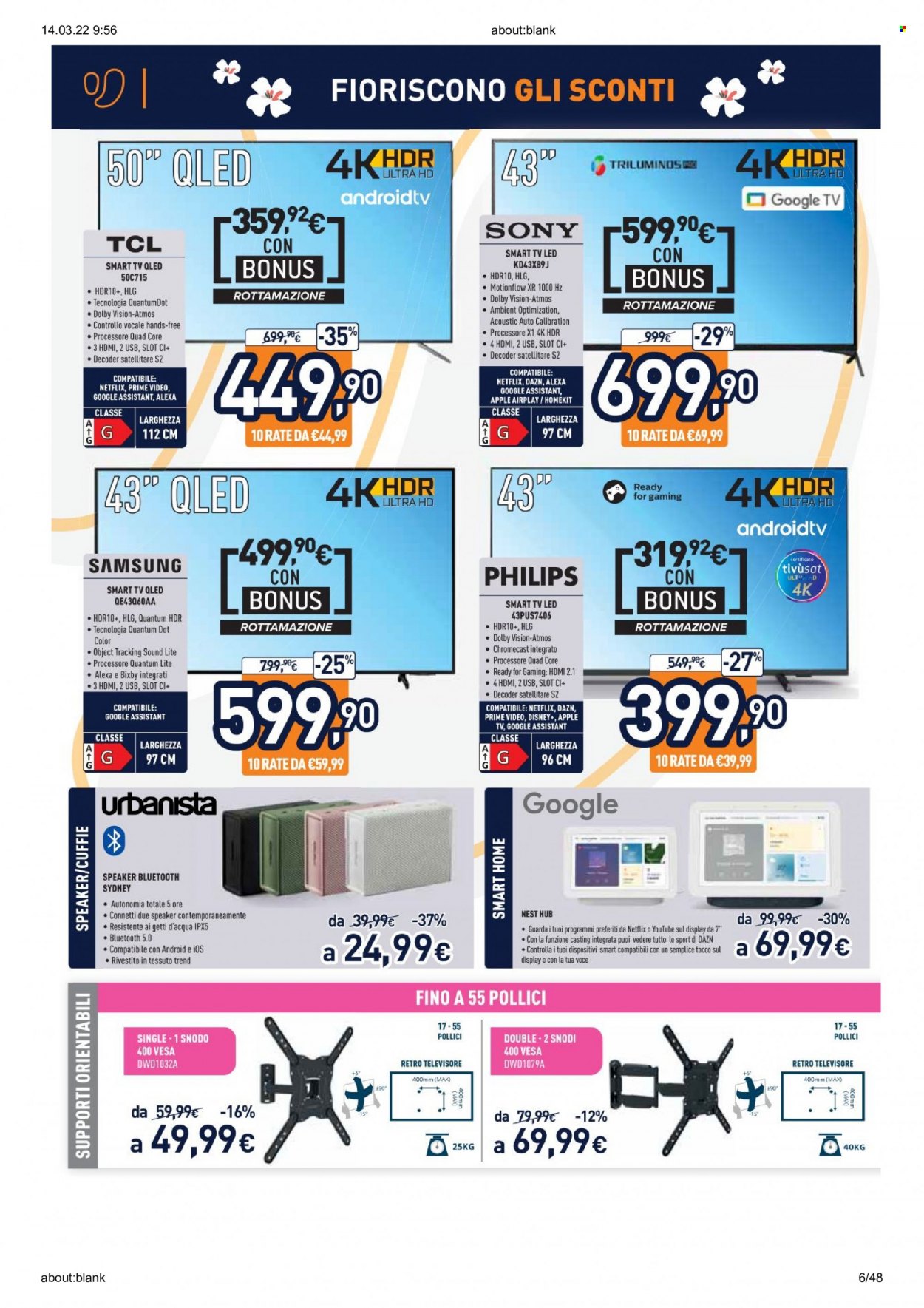Volantino Unieuro - 14/3/2022 - 27/3/2022. Pagina 6