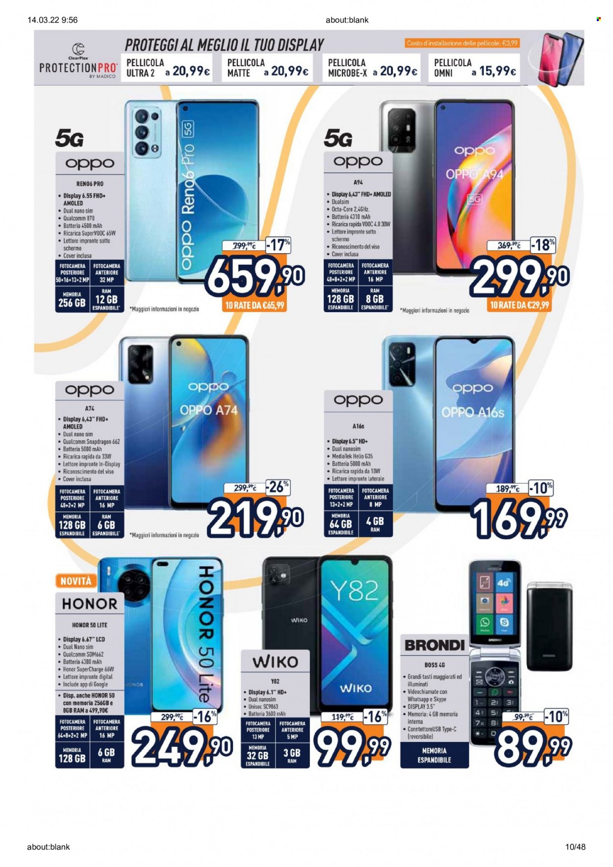 Volantino Unieuro - 14/3/2022 - 27/3/2022. Pagina 10
