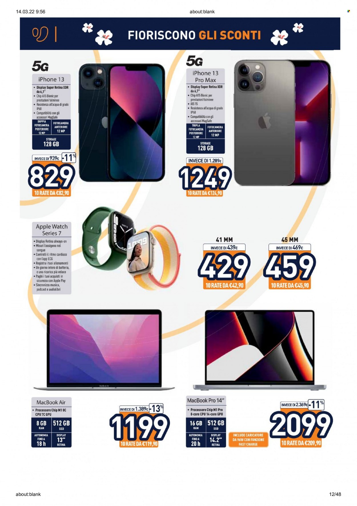 Volantino Unieuro - 14/3/2022 - 27/3/2022. Pagina 12