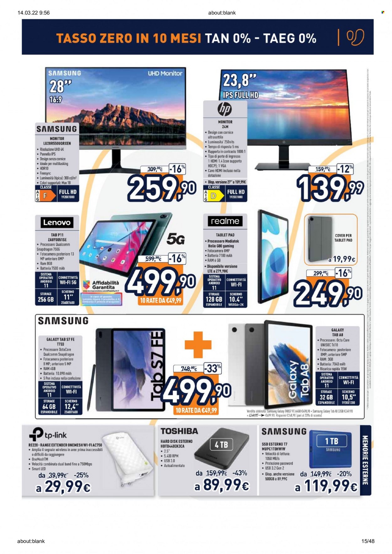 Volantino Unieuro - 14/3/2022 - 27/3/2022. Pagina 15