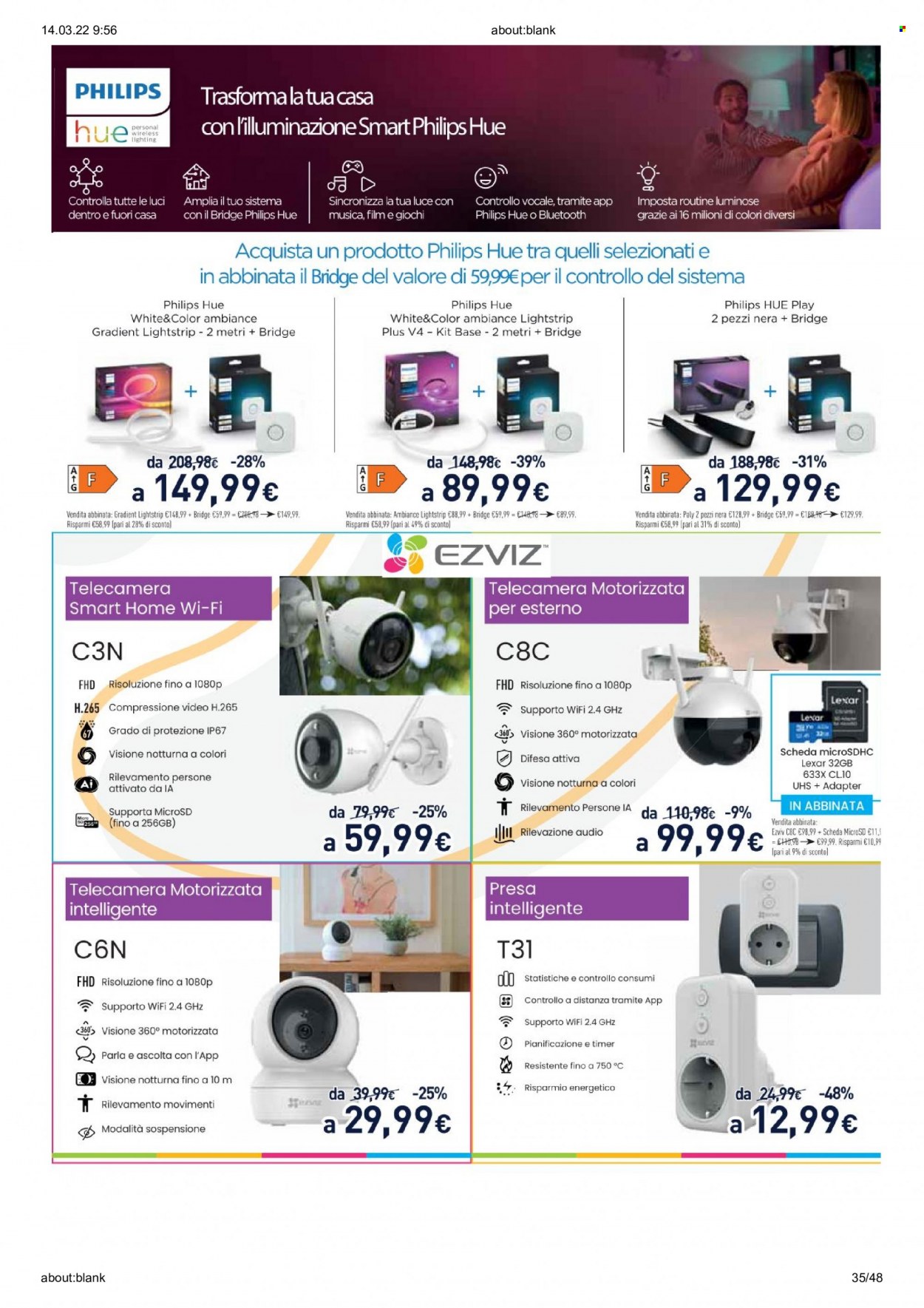 Volantino Unieuro - 14/3/2022 - 27/3/2022. Pagina 35