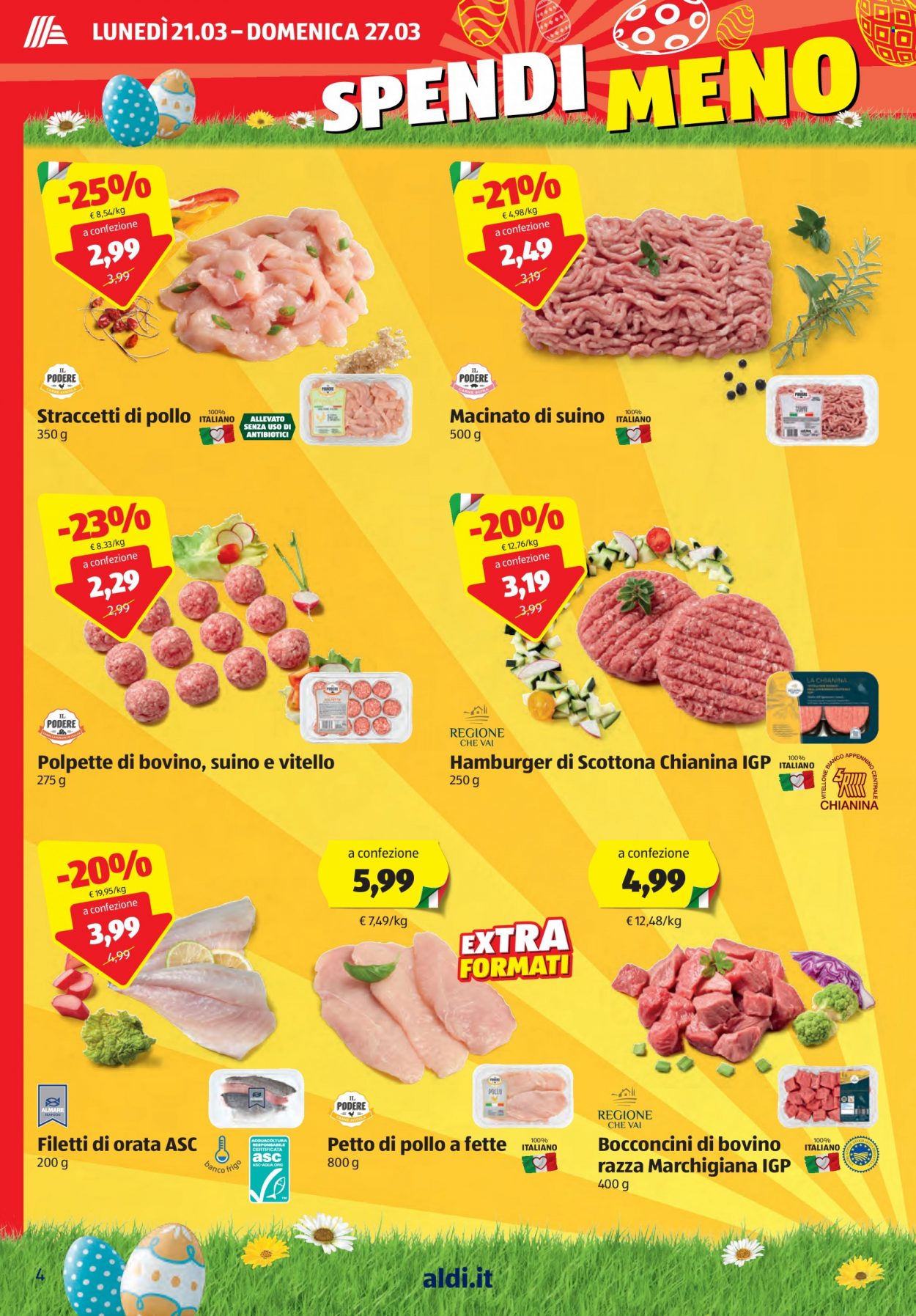 Volantino Aldi - 21/3/2022 - 27/3/2022. Pagina 4