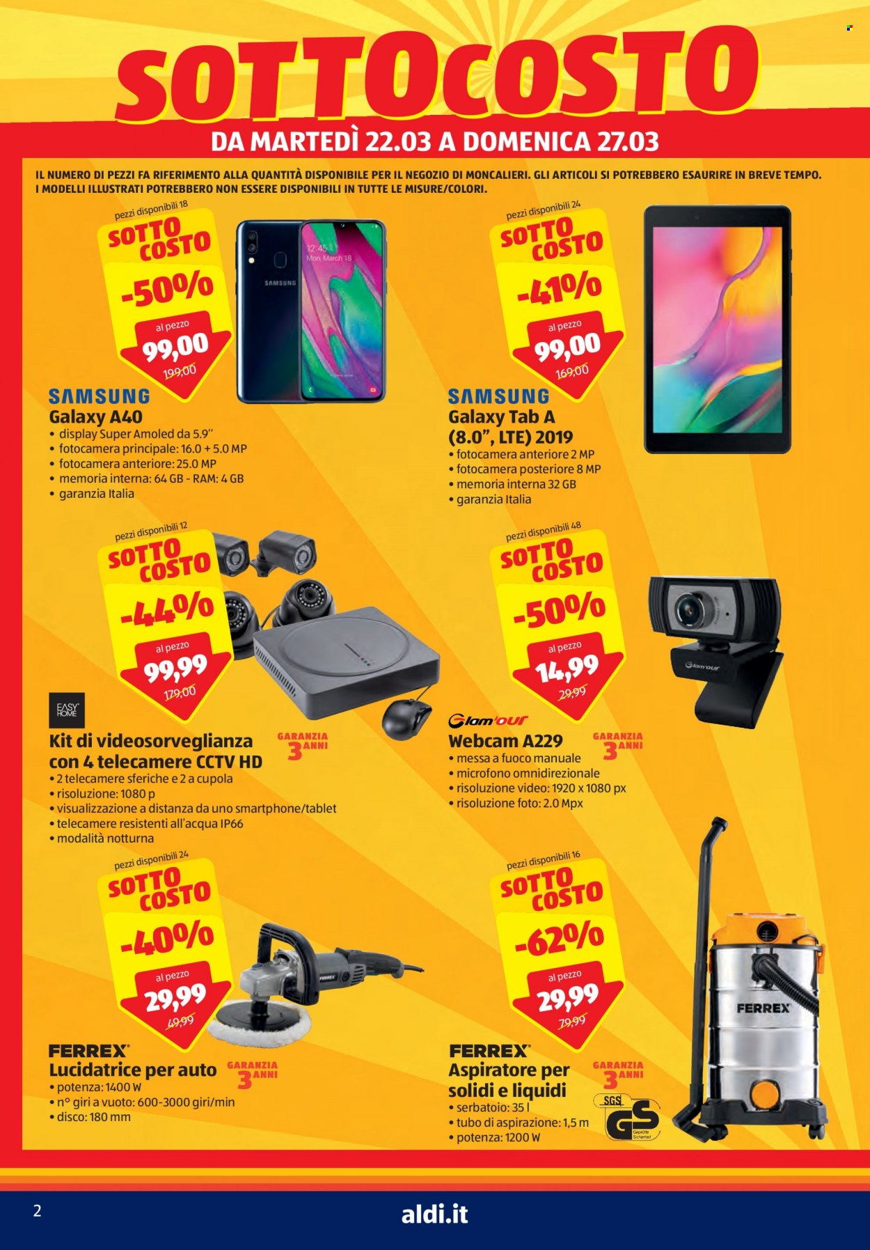 Volantino Aldi - 22/3/2022 - 27/3/2022. Pagina 2