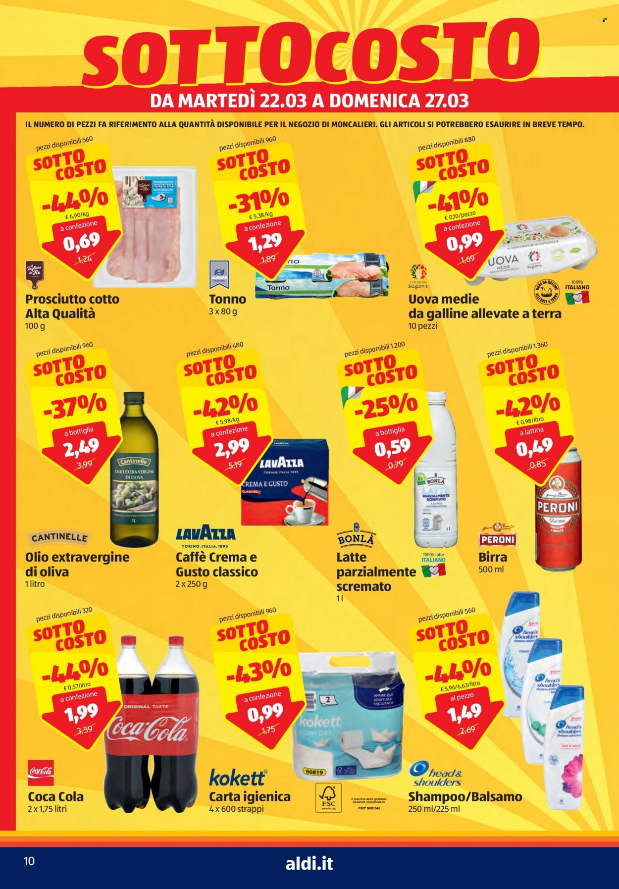 Volantino Aldi - 22/3/2022 - 27/3/2022. Pagina 10