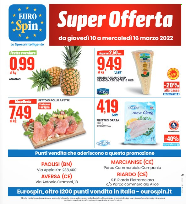 Volantino EuroSpin - 10/3/2022 - 16/3/2022. Pagina 1