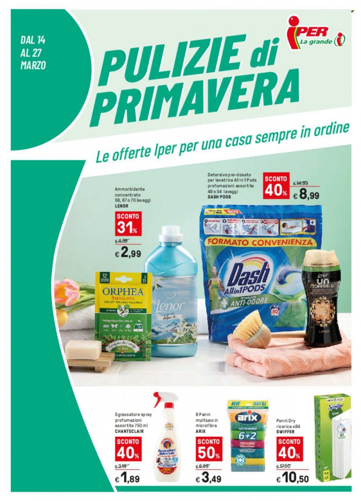 Volantino Iper, La grande i - 14/3/2022 - 27/3/2022. Pagina 1