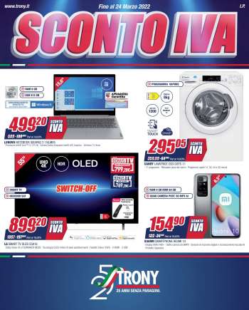 Volantino Trony - 16/3/2022 - 24/3/2022.