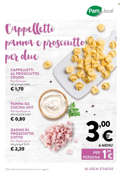 Volantino Pam local. Pagina 1