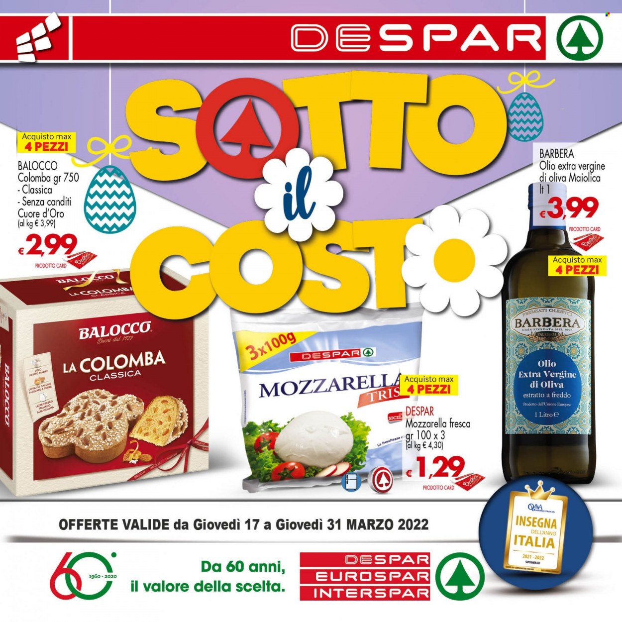 Volantino Interspar - 17/3/2022 - 31/3/2022. Pagina 1