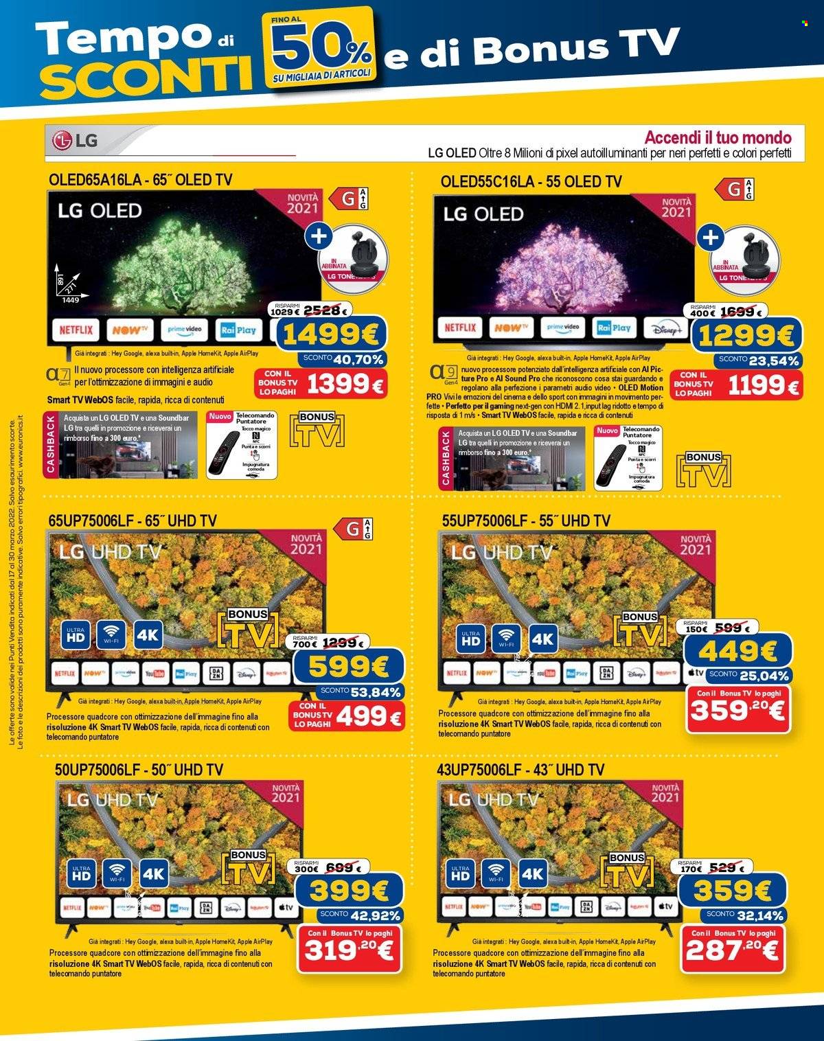 Volantino Euronics - 17/3/2022 - 30/3/2022. Pagina 6