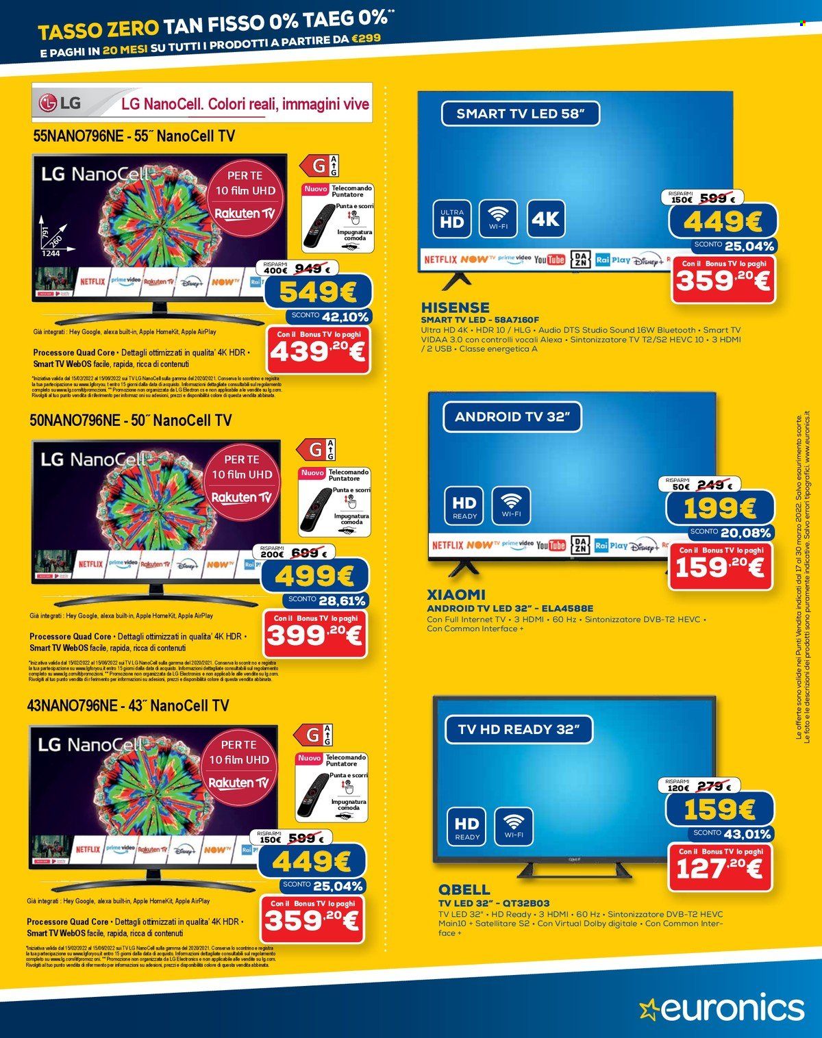 Volantino Euronics - 17/3/2022 - 30/3/2022. Pagina 7