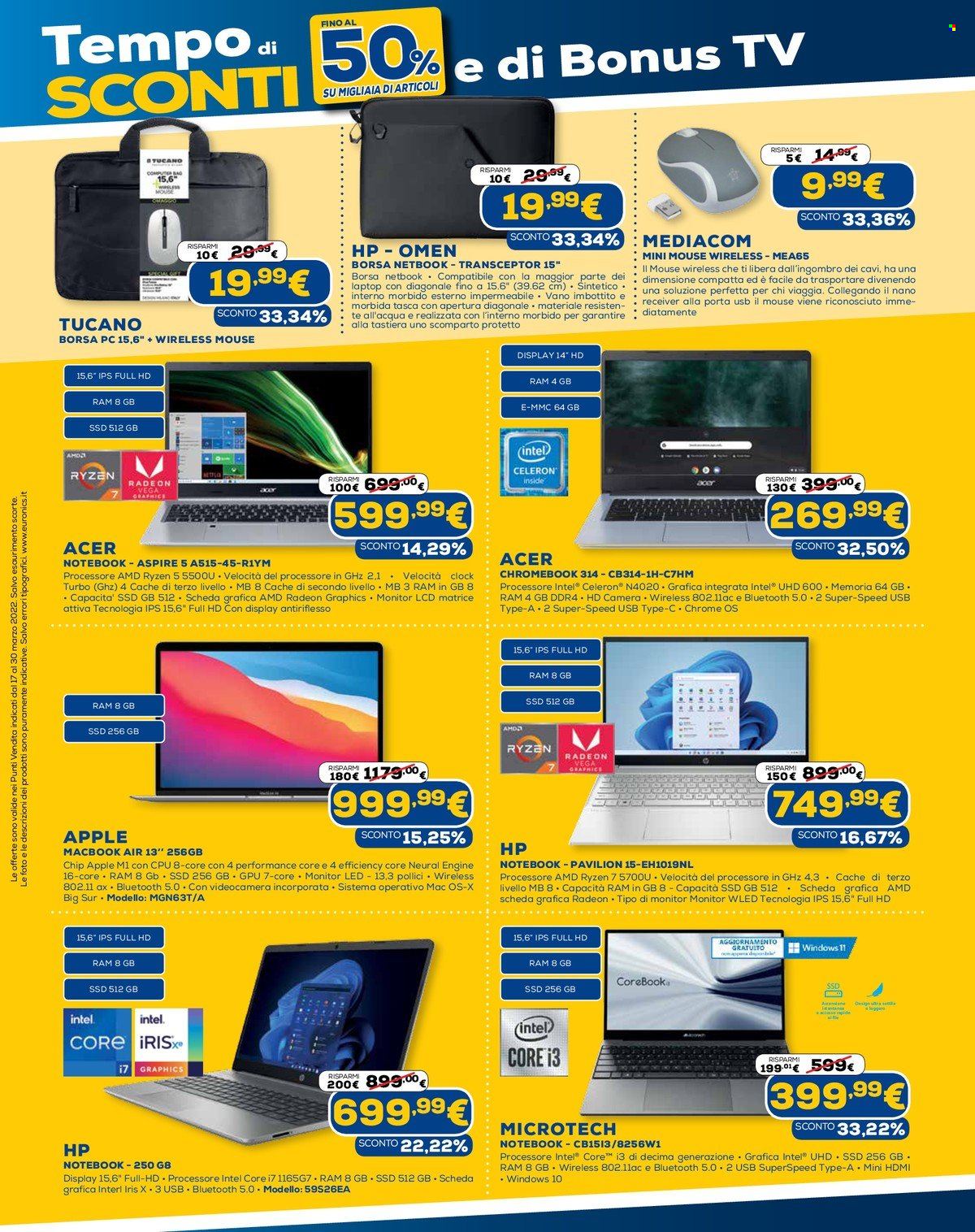 Volantino Euronics - 17/3/2022 - 30/3/2022. Pagina 11