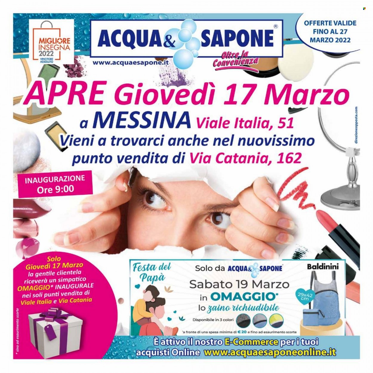 Volantino Acqua & Sapone - 17/3/2022 - 27/3/2022. Pagina 1