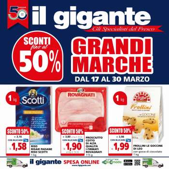 Volantino Il Gigante - 17/3/2022 - 30/3/2022.