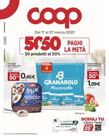 Volantino Coop - 17/3/2022 - 27/3/2022.
