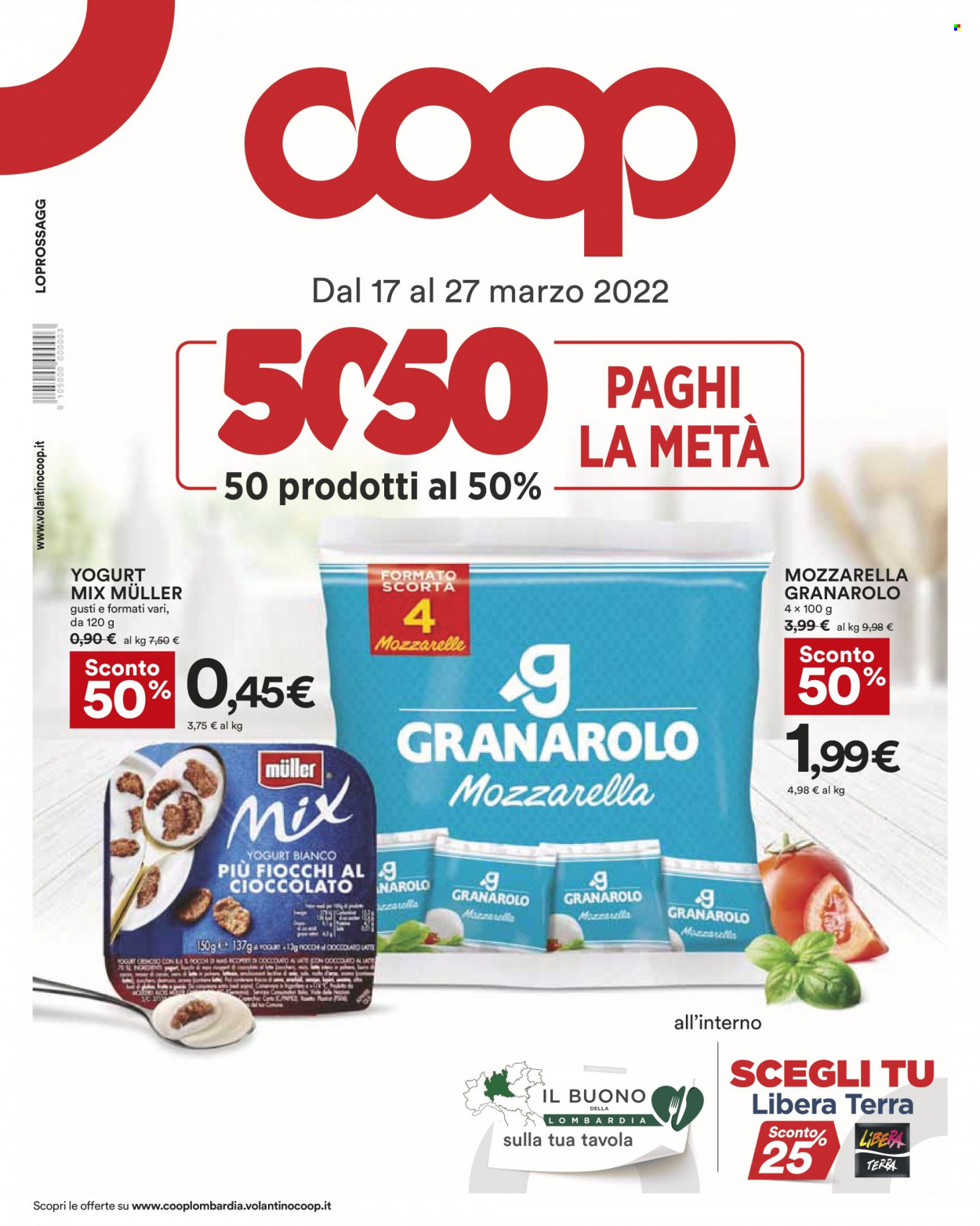 Leták Coop - 17.3.2022 - 27.3.2022. Strana 1