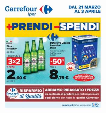 Volantino Carrefour - 21/3/2022 - 3/4/2022.