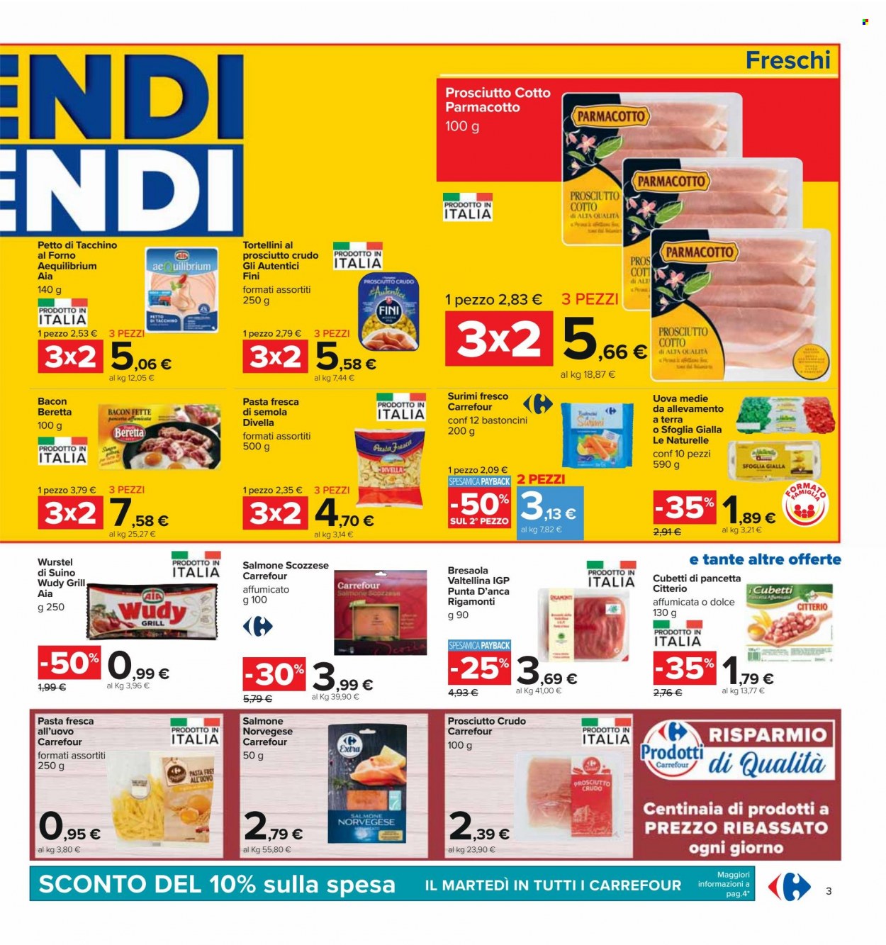 Volantino Carrefour - 21/3/2022 - 3/4/2022. Pagina 3
