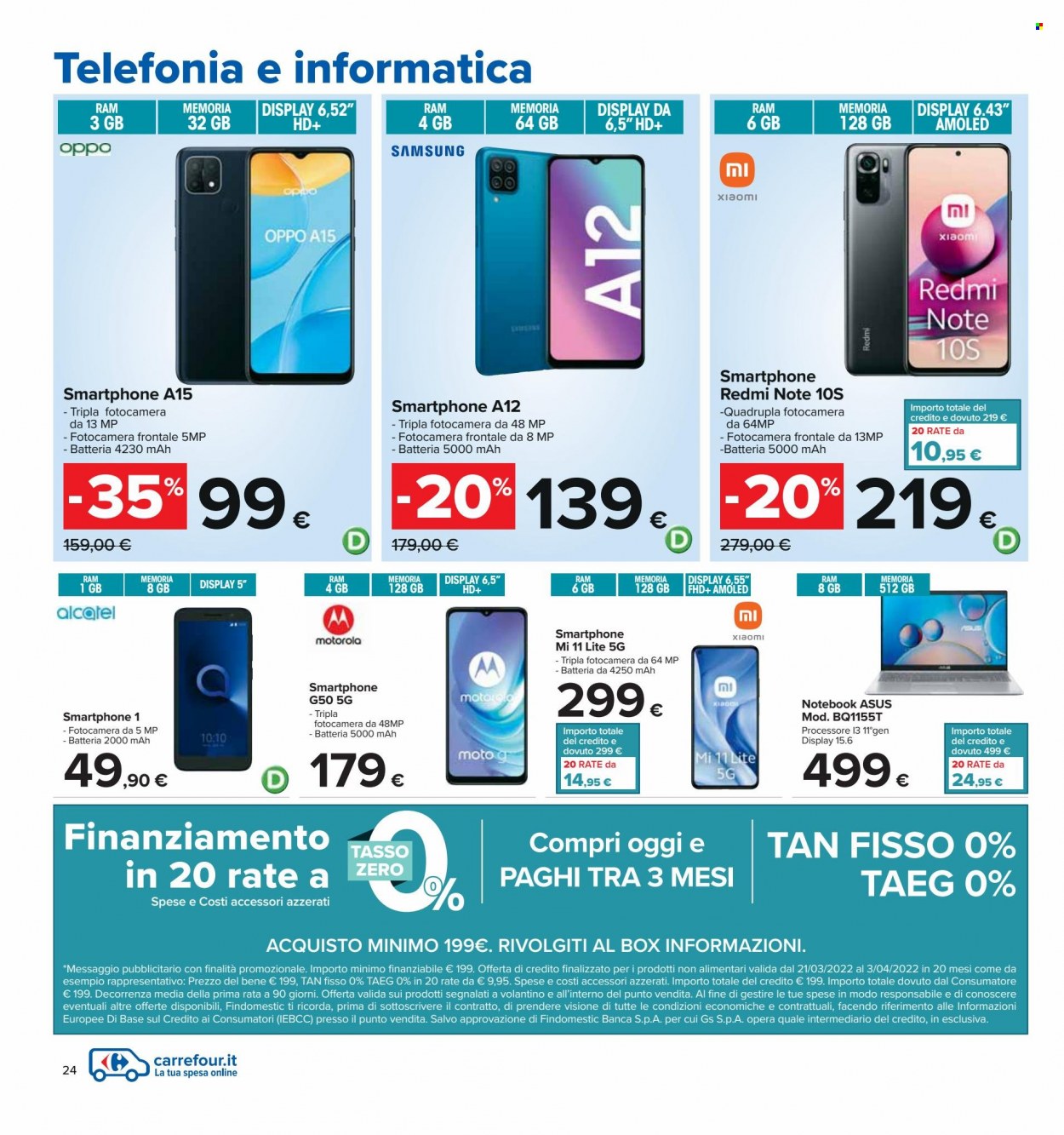 Volantino Carrefour - 21/3/2022 - 3/4/2022. Pagina 24
