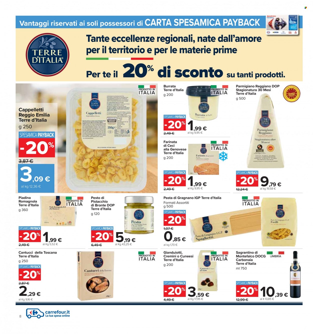 Volantino Carrefour - 21/3/2022 - 3/4/2022. Pagina 8