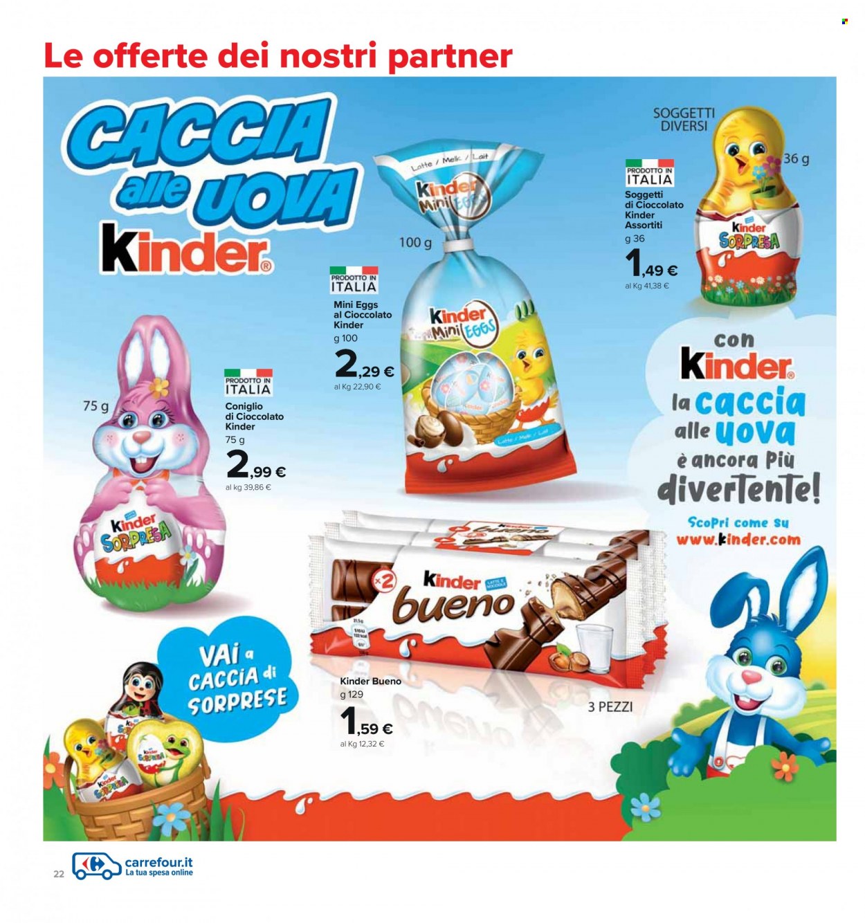Volantino Carrefour - 21/3/2022 - 3/4/2022. Pagina 22