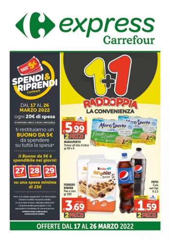 Volantino Carrefour - 17/3/2022 - 26/3/2022.