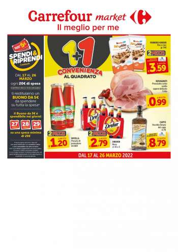 Volantino Carrefour - 17/3/2022 - 26/3/2022.