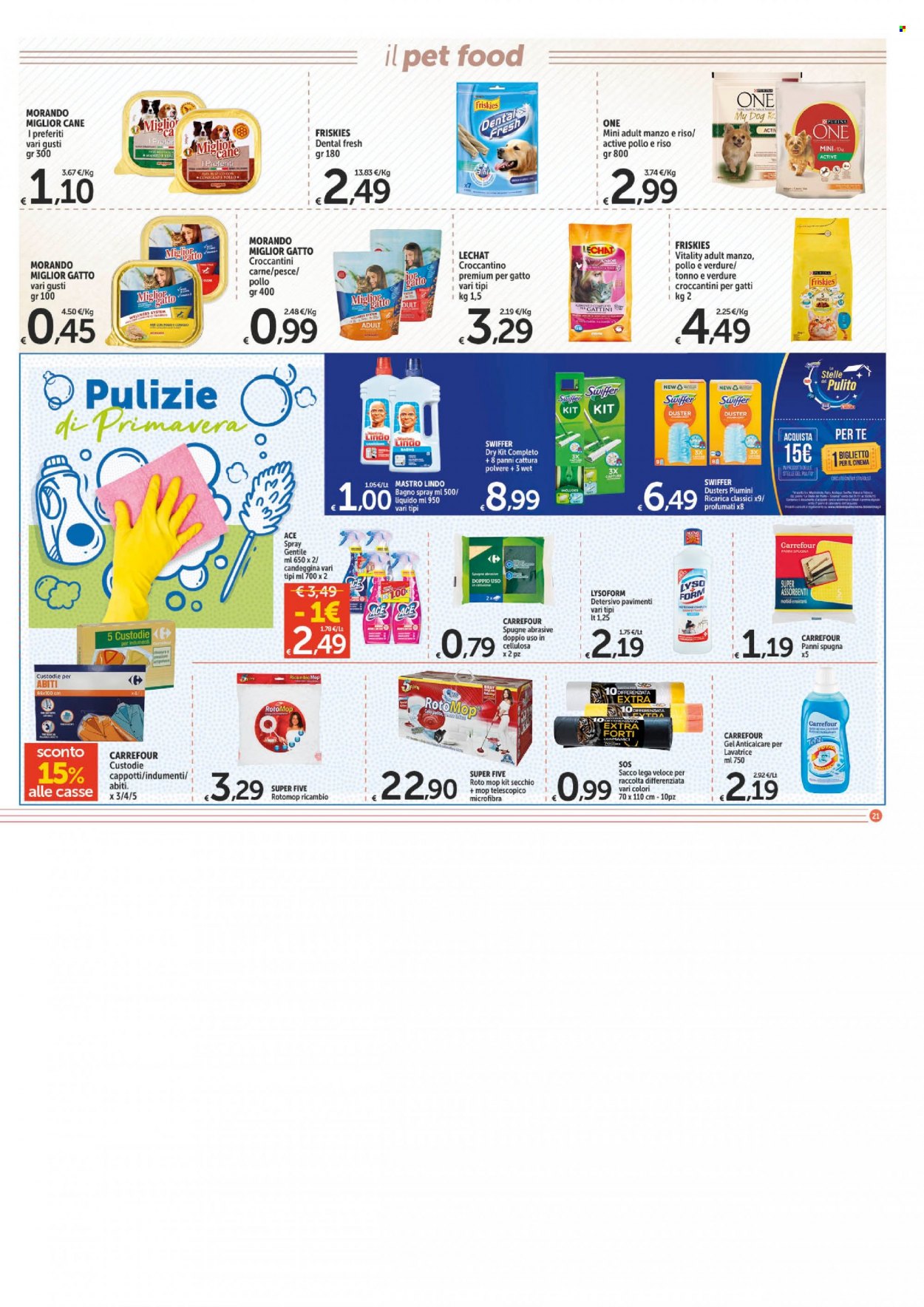 Volantino Carrefour - 17/3/2022 - 26/3/2022. Pagina 21