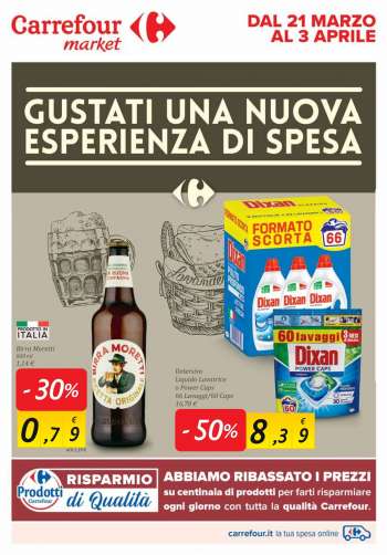 Volantino Carrefour - 21/3/2022 - 3/4/2022.