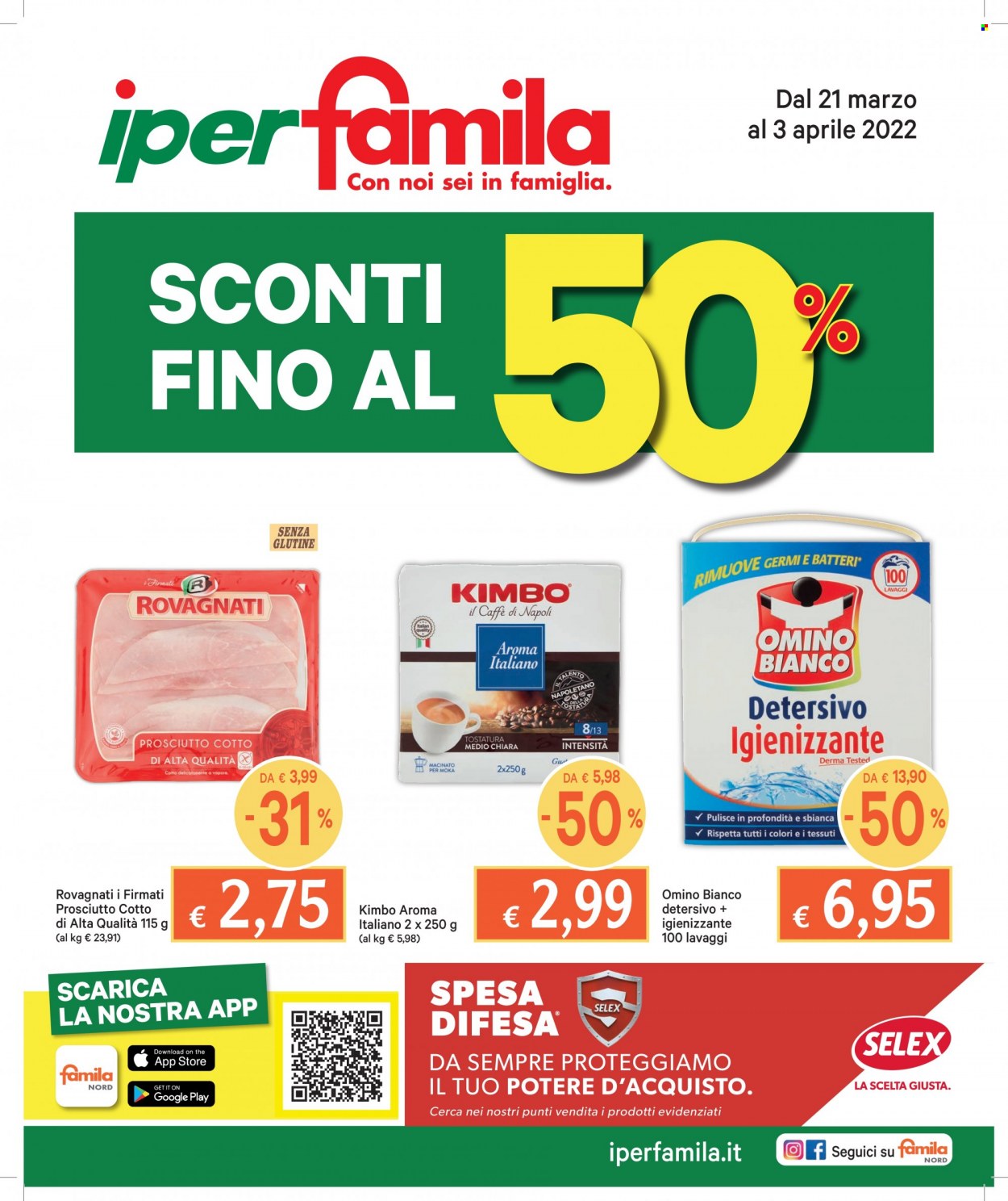 Volantino Famila - 21/3/2022 - 3/4/2022. Pagina 1