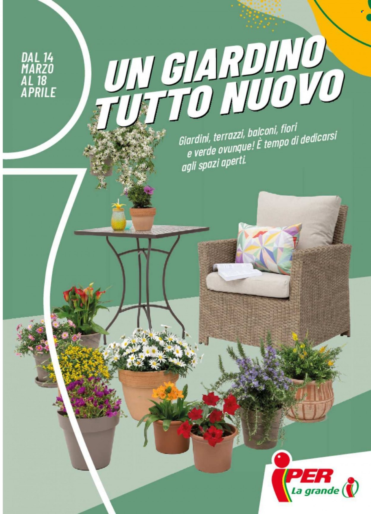 Volantino Iper, La grande i - 14/3/2022 - 18/4/2022. Pagina 1