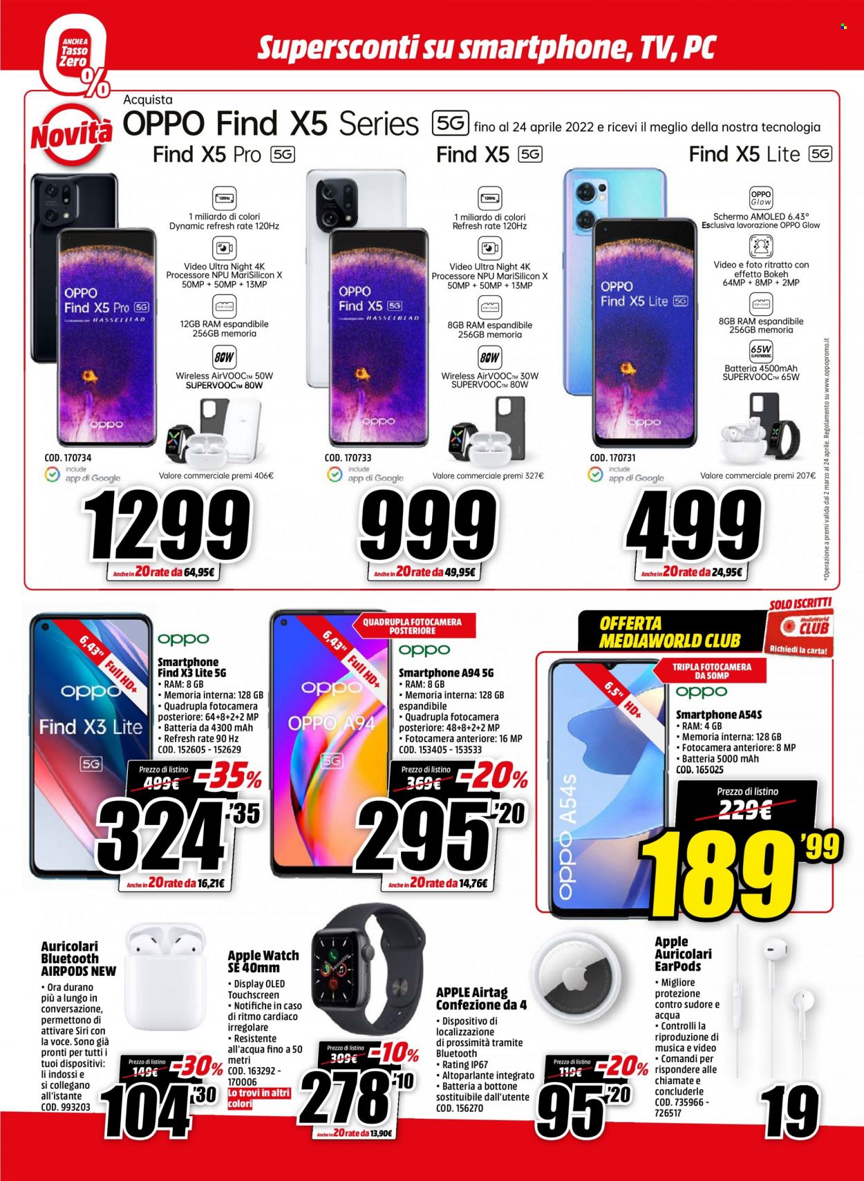 Volantino MediaWorld - 21/3/2022 - 31/3/2022. Pagina 14