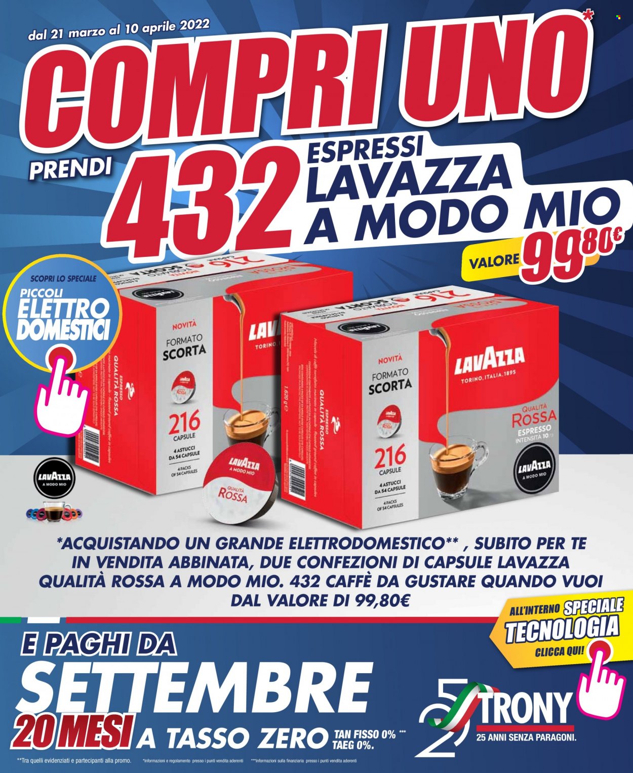 Volantino Trony - 21/3/2022 - 10/4/2022. Pagina 1