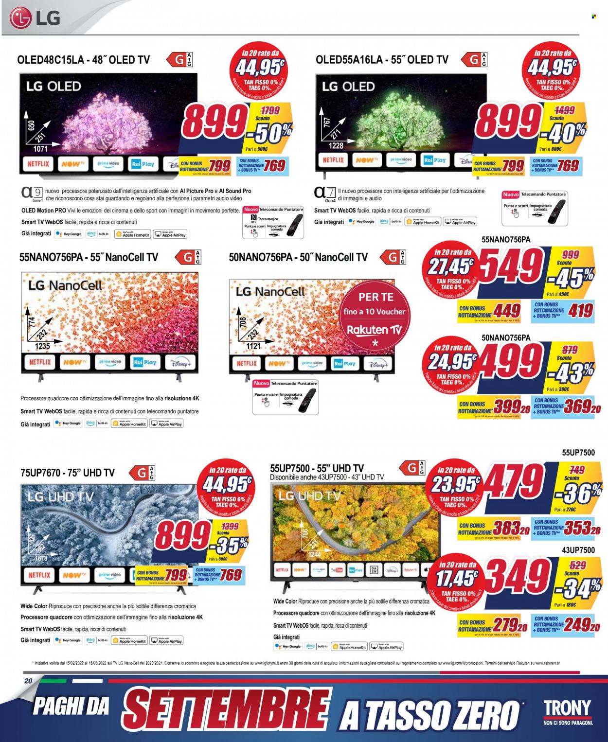 Volantino Trony - 21/3/2022 - 10/4/2022. Pagina 20