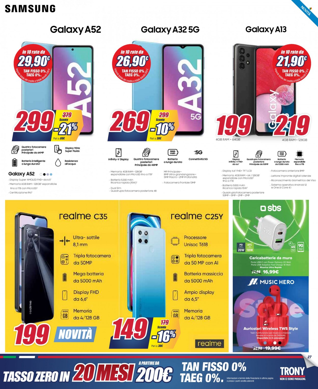 Volantino Trony - 21/3/2022 - 10/4/2022. Pagina 27