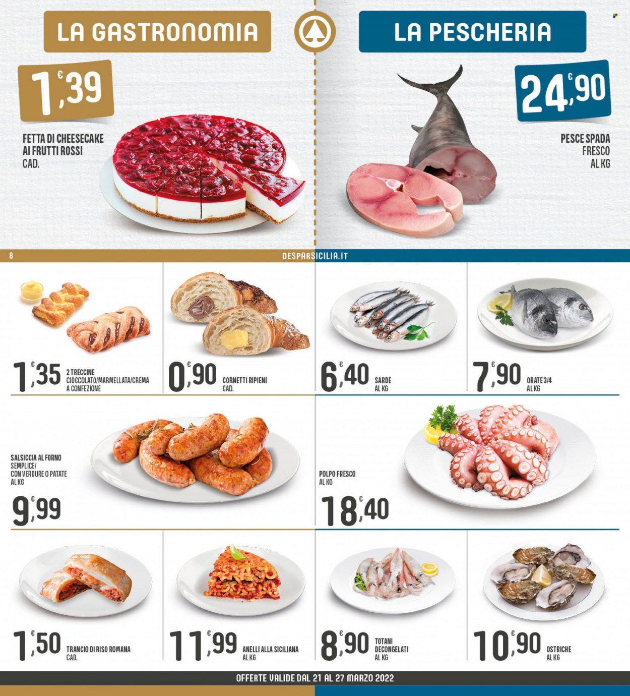 Volantino Eurospar - 21/3/2022 - 27/3/2022. Pagina 8