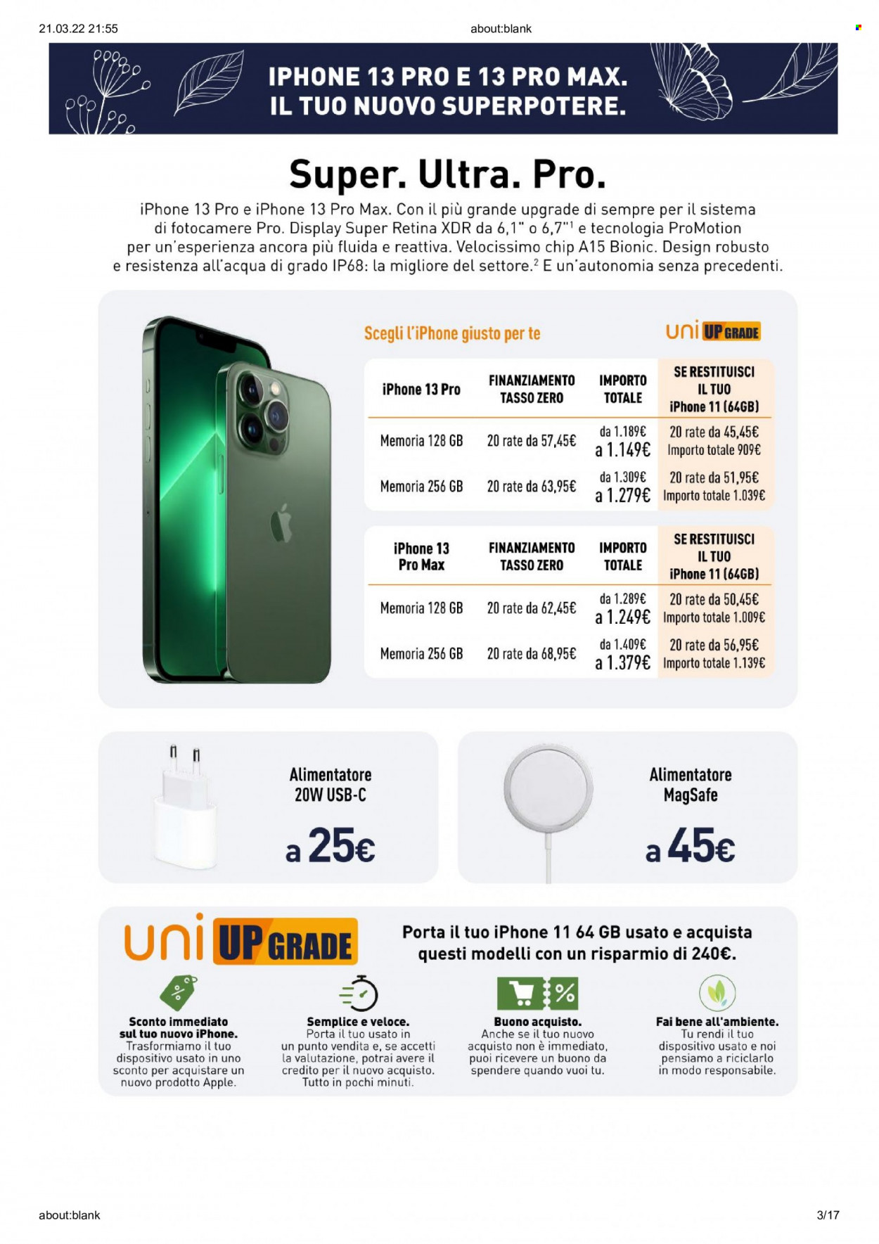 Volantino Unieuro - 21/3/2022 - 27/3/2022. Pagina 3