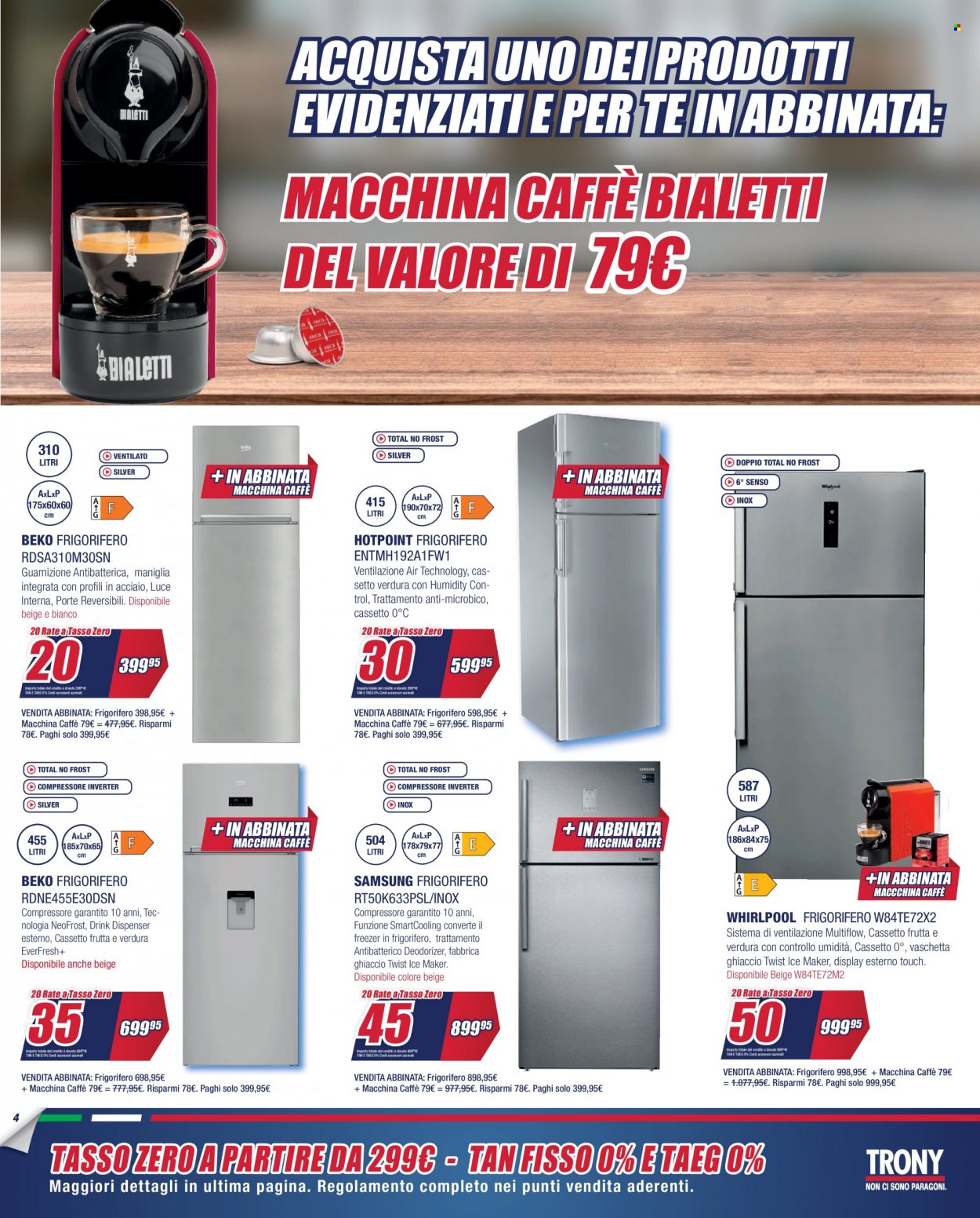Volantino Trony - 22/3/2022 - 7/4/2022. Pagina 4
