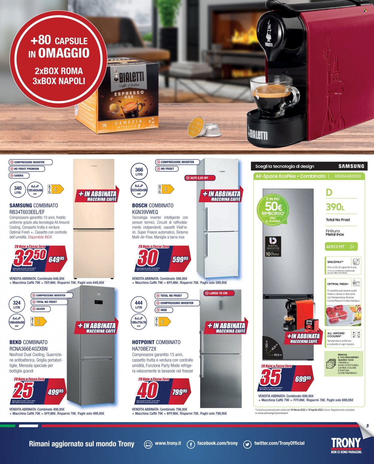 Volantino Trony - 22/3/2022 - 7/4/2022. Pagina 5