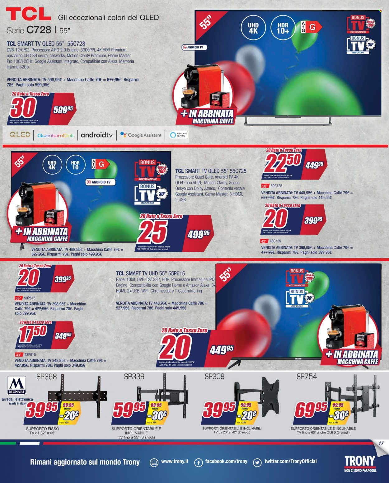 Volantino Trony - 22/3/2022 - 7/4/2022. Pagina 17