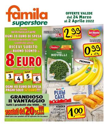 Volantino Famila - 24/3/2022 - 2/4/2022.