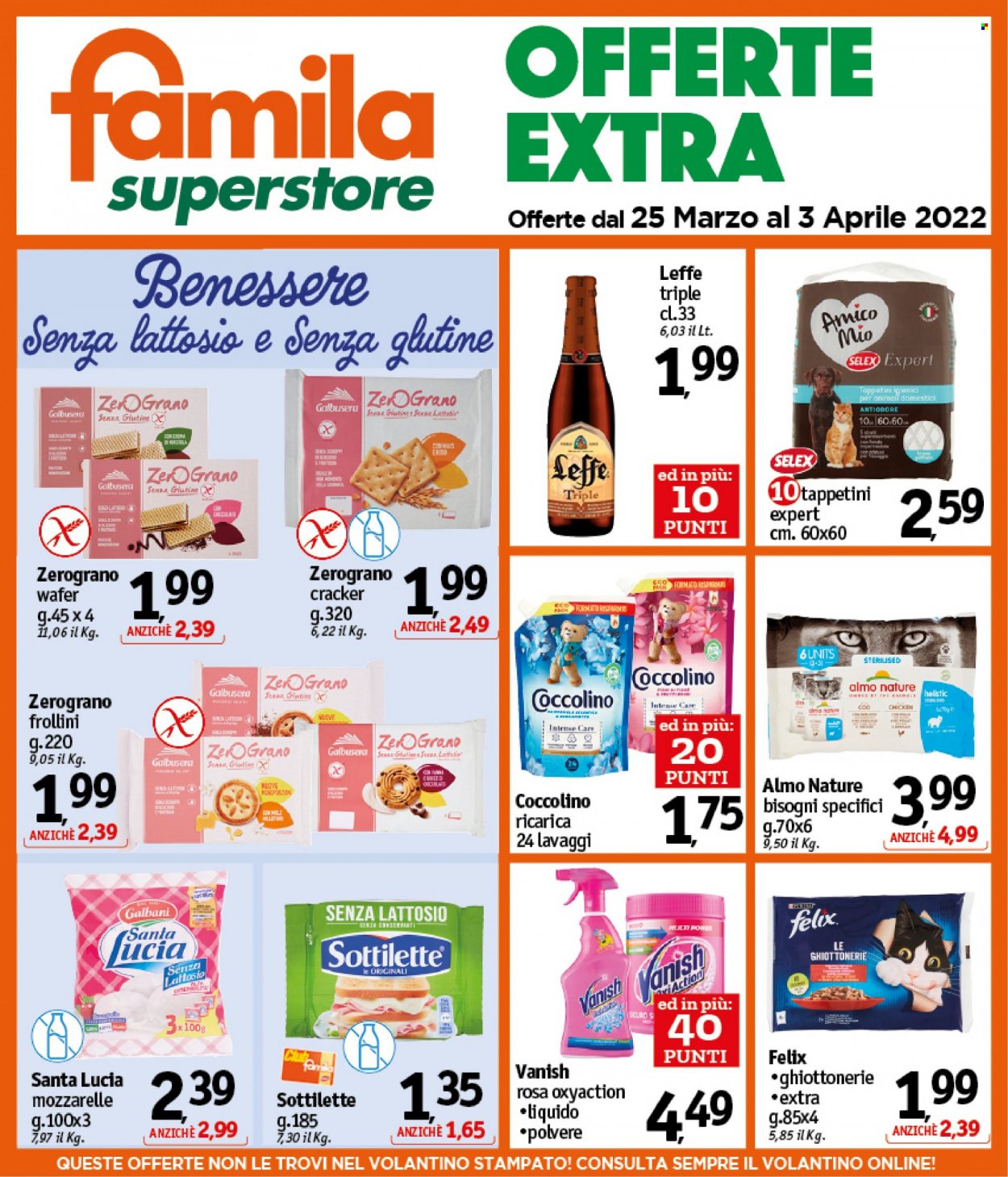 Volantino Famila - 25/3/2022 - 3/4/2022. Pagina 25
