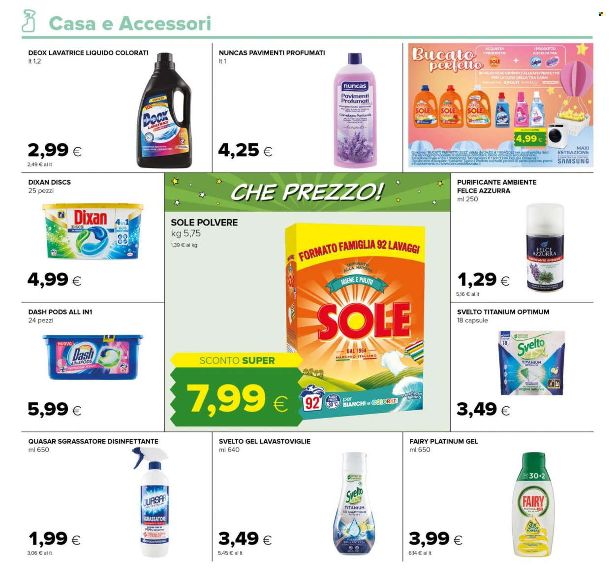 Volantino Oasi - 24/3/2022 - 6/4/2022. Pagina 26