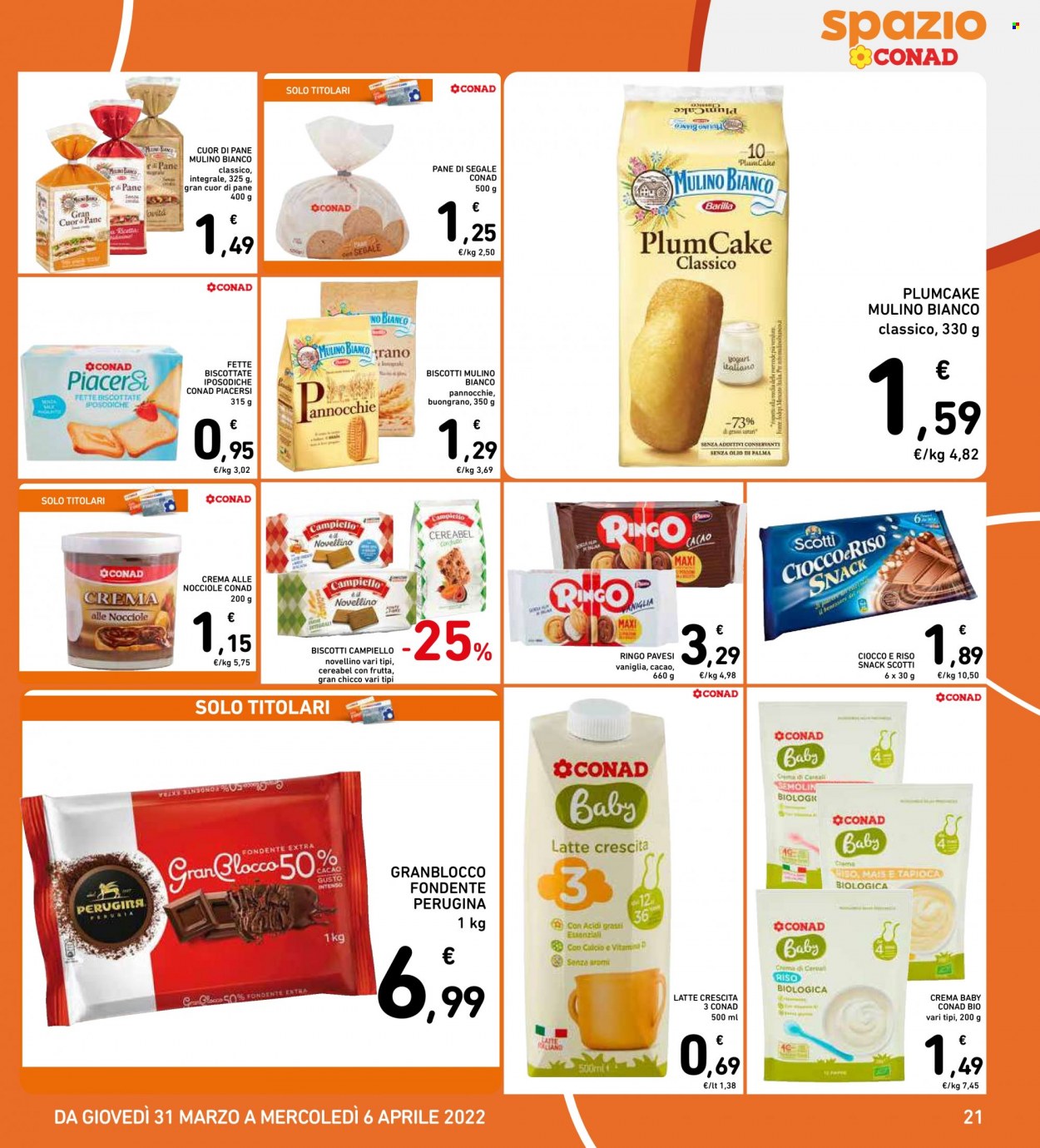 Volantino Conad - 31/3/2022 - 6/4/2022. Pagina 21