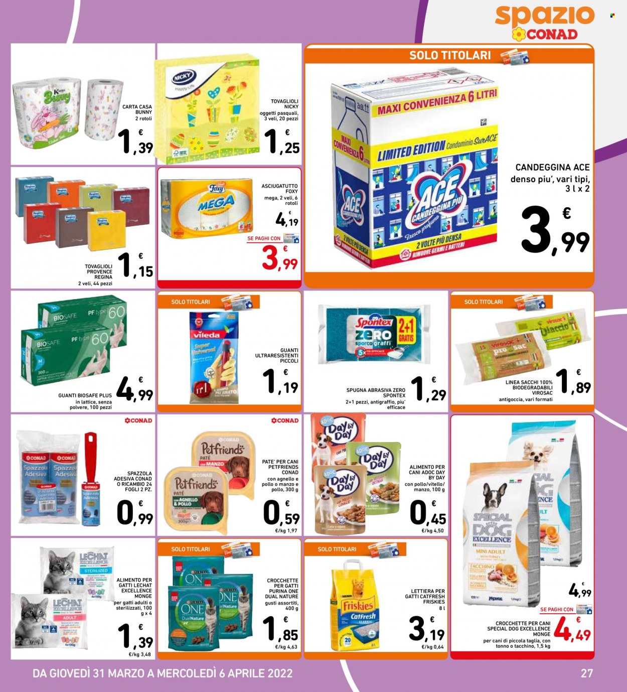 Volantino Conad - 31/3/2022 - 6/4/2022. Pagina 27