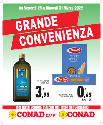 Volantino Conad - 25/3/2022 - 31/3/2022.